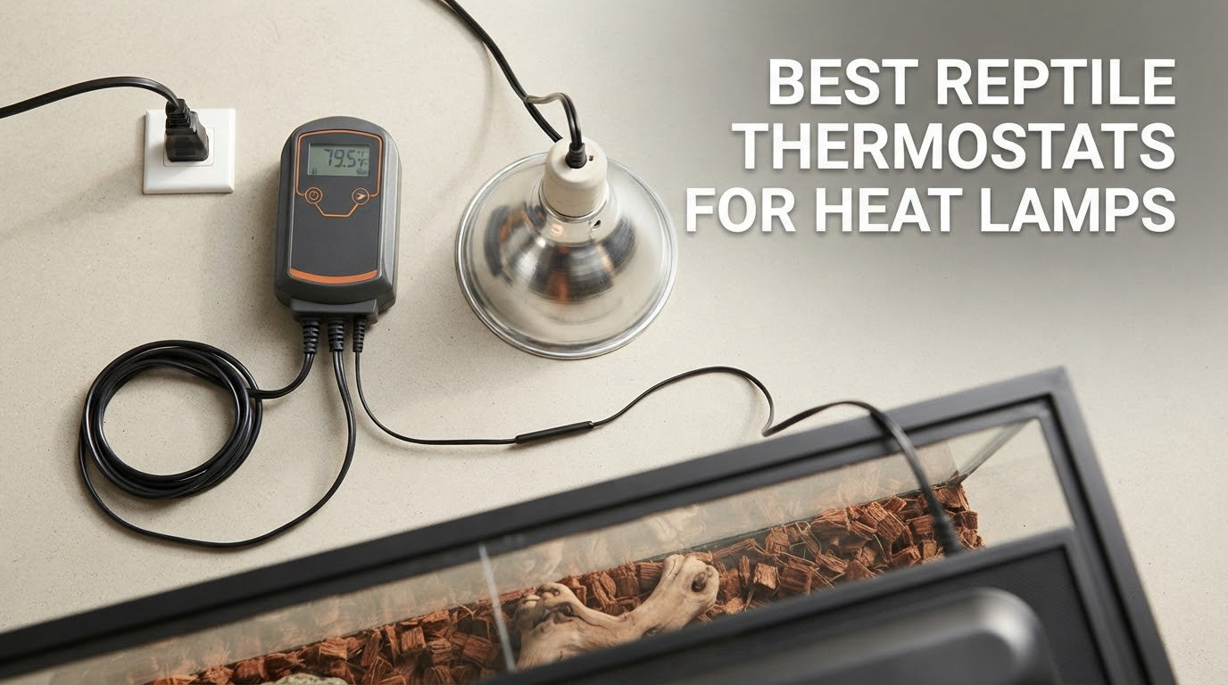 best reptile thermostats for heat lamps