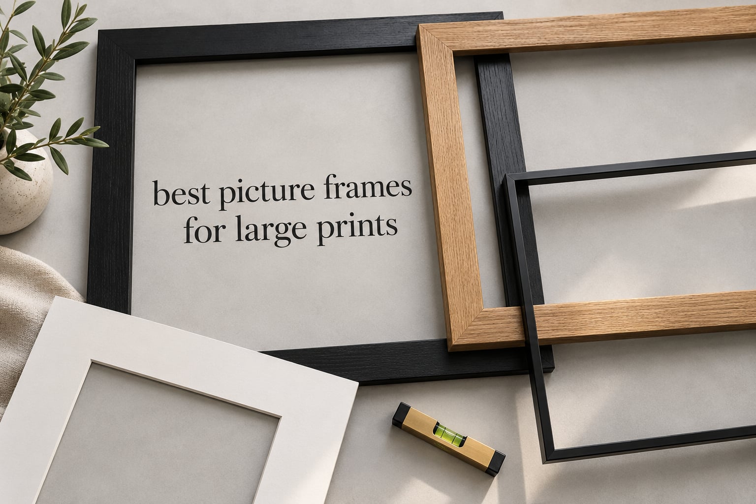 best picture frames for large prints