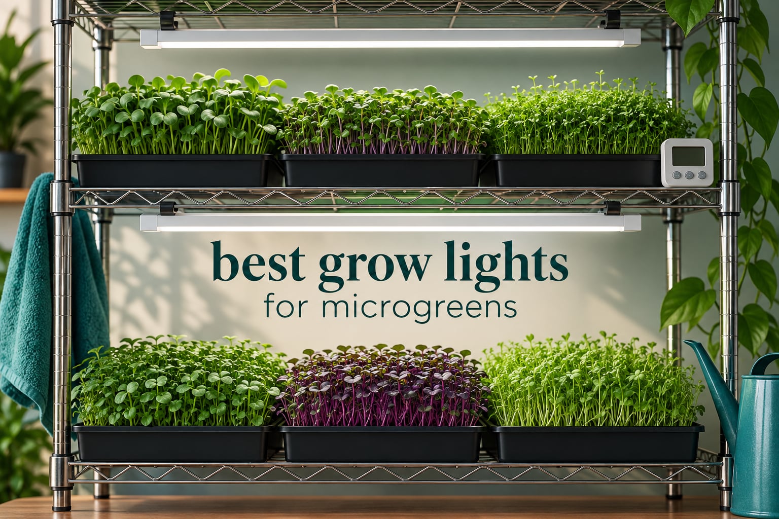 best grow lights for microgreens