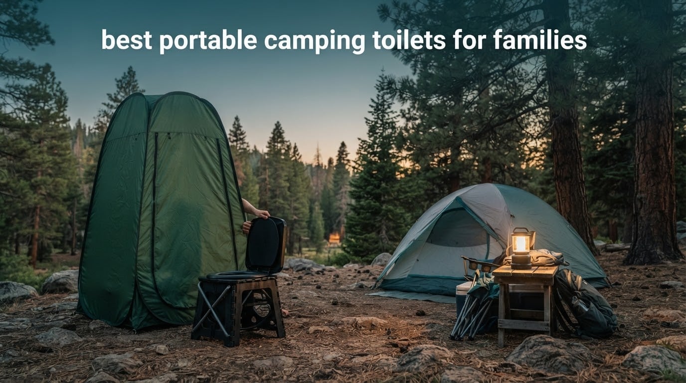 best portable camping toilets for families