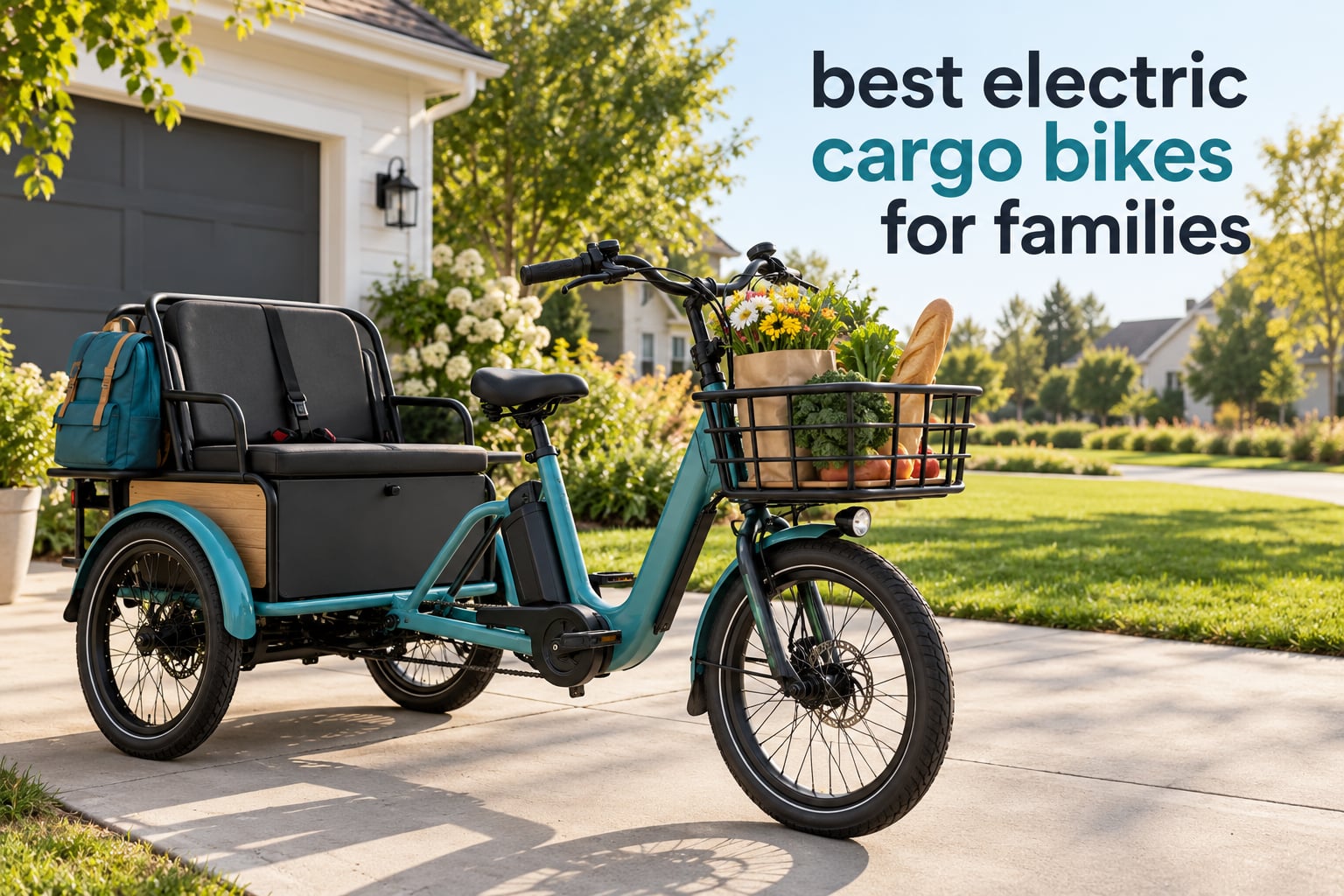 best electric cargo bikes for families